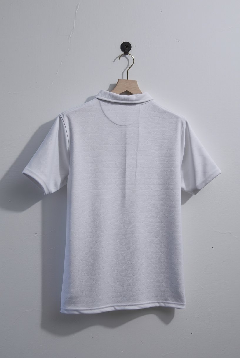 Zipper Polo T-Shirt  Designer Fabric Polycotton